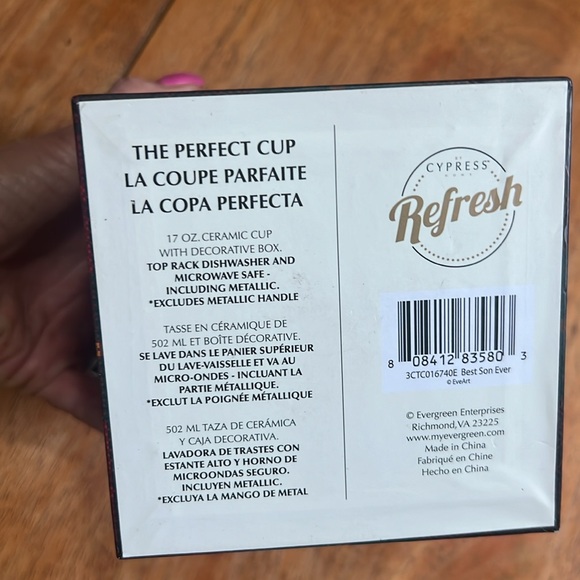 New in box BEST SON EVER ceramic coffee mug - Picture 5 of 5